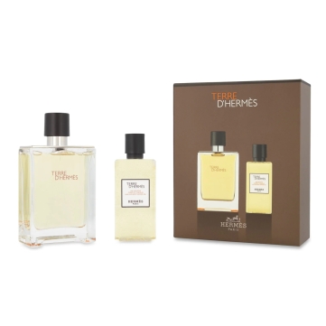 set hermes terre d  hermes edt 100ml   hair and body shower gel 80ml