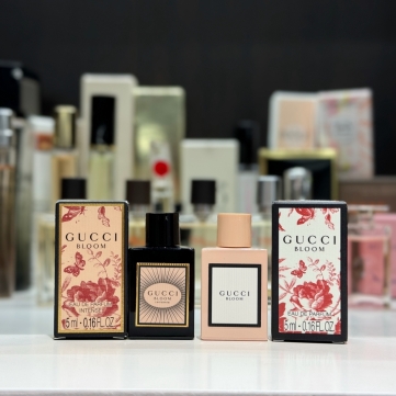 set 2 chai gucci bloom  edp   edp intense  mini 5ml