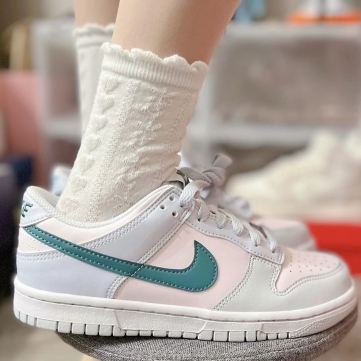 nike dunk low gs   mineral teal