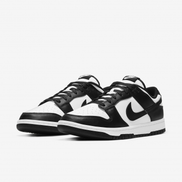 nike dunk low retro white black   us men