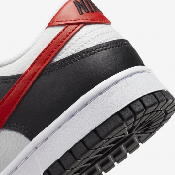 nike dunk low retro red swoosh panda