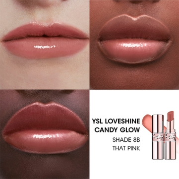 son duong ysl loveshine candy glow   8b that pink