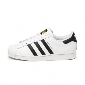 adidas superstar white black