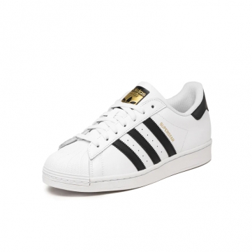 adidas superstar white black