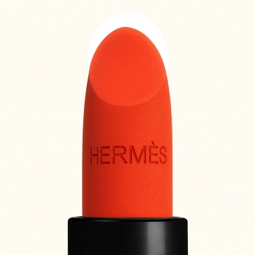 son rouge hermes matte lipstick rouge orange   53
