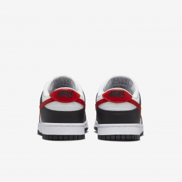 nike dunk low retro red swoosh panda