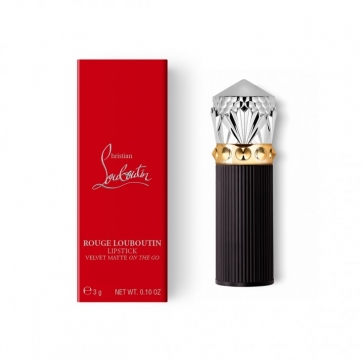 son rouge louboutin velvet matte on the go   bare rococotte 013m