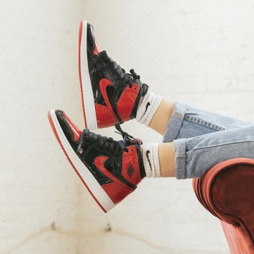 air jordan 1 retro high og   patent bred