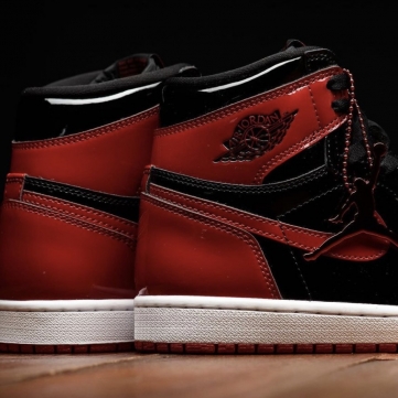 air jordan 1 retro high og   patent bred