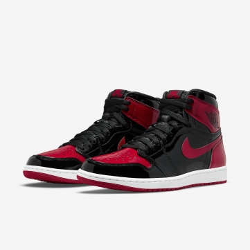 air jordan 1 retro high og   patent bred