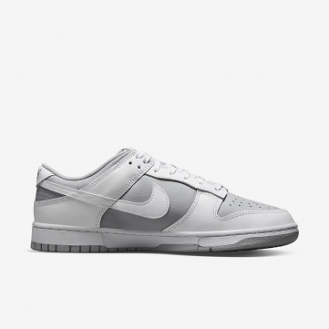 nike dunk low retro white grey