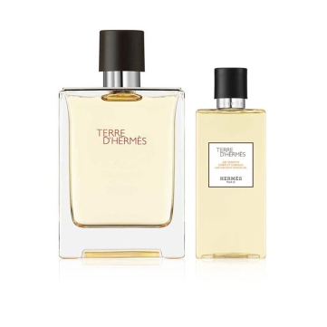 set hermes terre d  hermes edt 100ml   hair and body shower gel 80ml