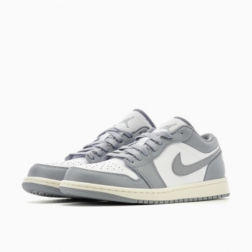 air jordan 1 low   vintage grey  gs