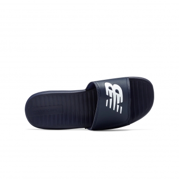 new balance 230 slides navy white   mens unisex