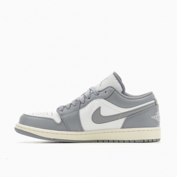 air jordan 1 low   vintage grey  gs