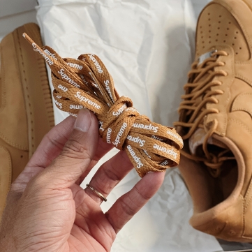 nike air force 1 low wheat x supreme