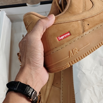 nike air force 1 low wheat x supreme