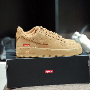 nike air force 1 low wheat x supreme