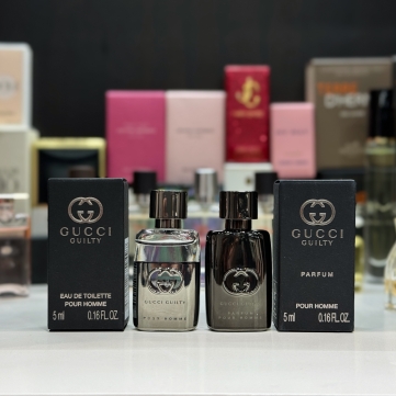 set 2 chai gucci guilty  edt   parfum  mini 5ml   cham