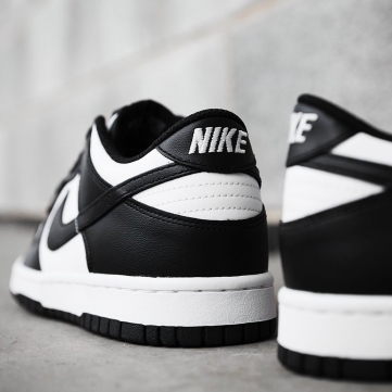 nike dunk low white black   us women