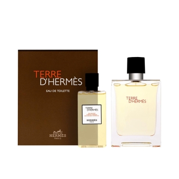 set hermes terre d  hermes edt 100ml   hair and body shower gel 80ml